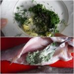 5. Wysmarować rybę masłem z koperkiem