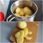 1. Ugotować i pokroić ziemniaki