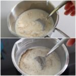 6.Wymieszać mąkę z mlekiem i doprawić